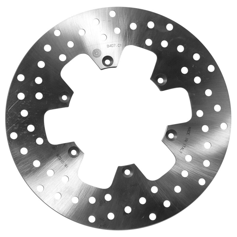 Yamaha TT S Brake Rotor (1) - Front - Brembo OE Powersports - OE Powersports, Slotted - `93-`01